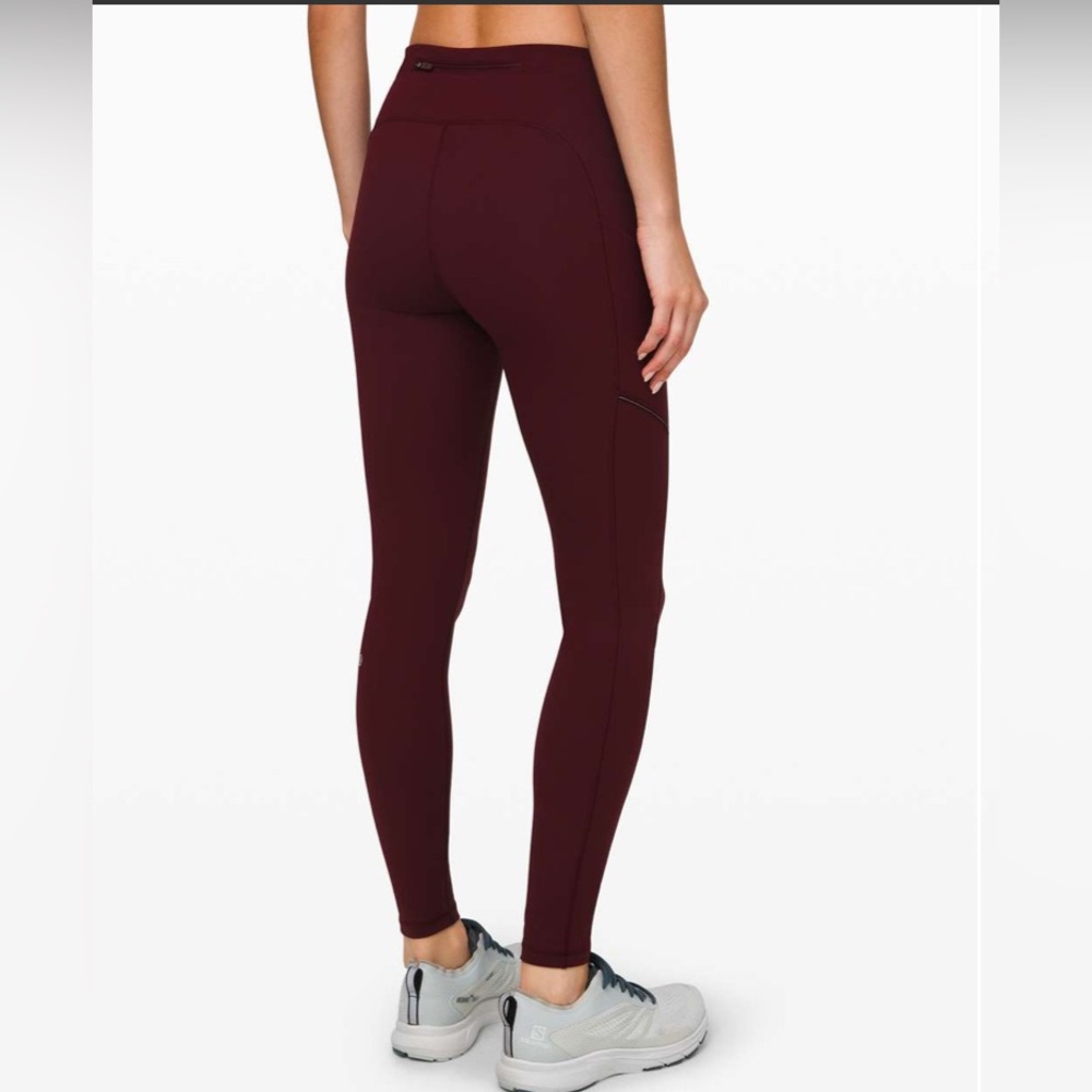 Lululemon Speed‎ Up Tight 28"  size 4 Garnet, Running workout